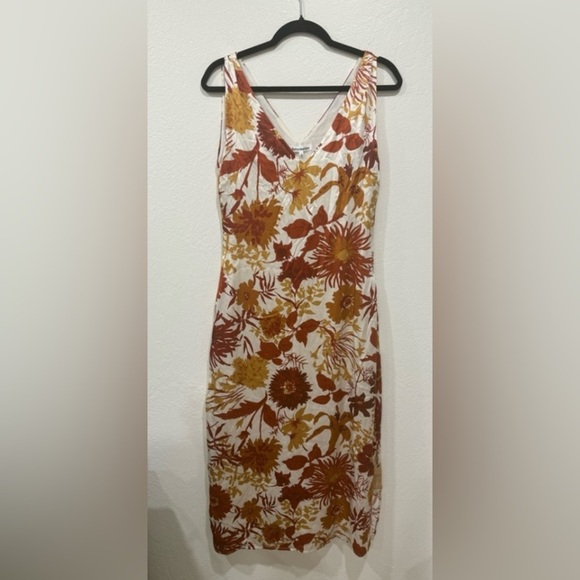 NWT Reformation Lian Silk Dress in Vesta, size Large - Picture 4 of 7